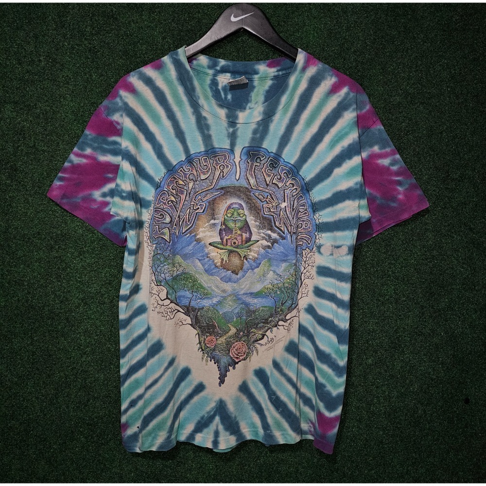 Vintage psychedelic furthur festival Tie Dye T-Shirt grateful dead alike